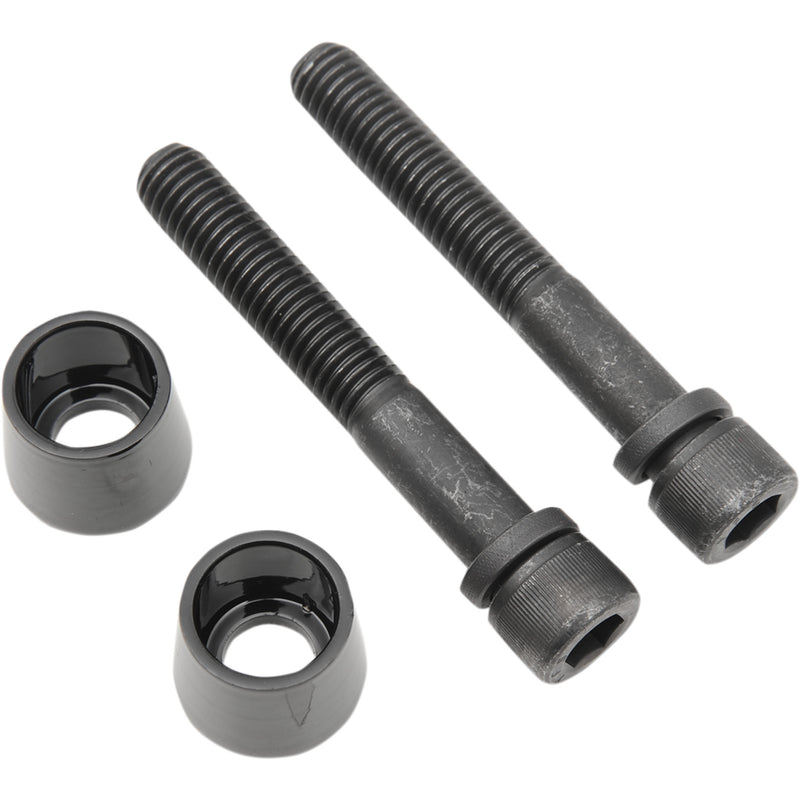 LA CHOPPERS 0602-0347 LA-7412-02B Handlebar Riser Bolt Cone Kit Bolt and Cone - Riser - Black