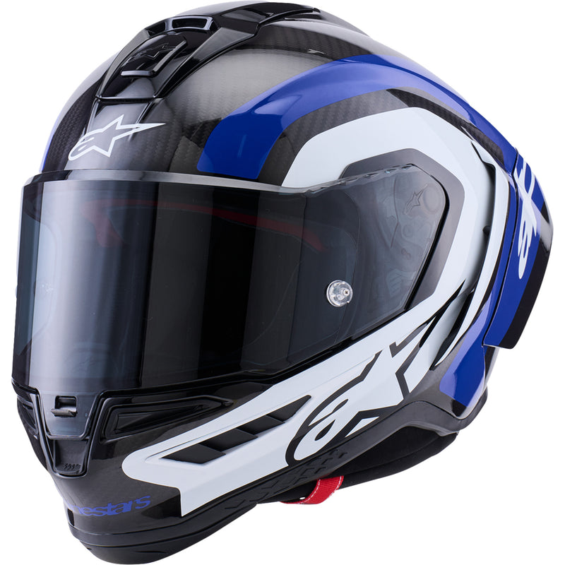 ALPINESTARS Supertech R10 Arius Helmet Supretech - 22.06 Gloss Black/White/Blue