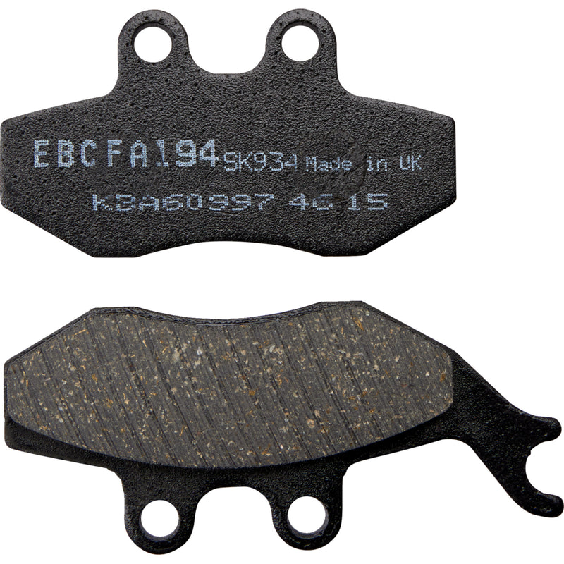 EBC Brake Pad - FA194 For Gas Gas Pampera 250 / Pampera 125 / 50 2005-2008 | Beta Alp 200 / 125 2018-2024 | Piaggio 200 2002-2006