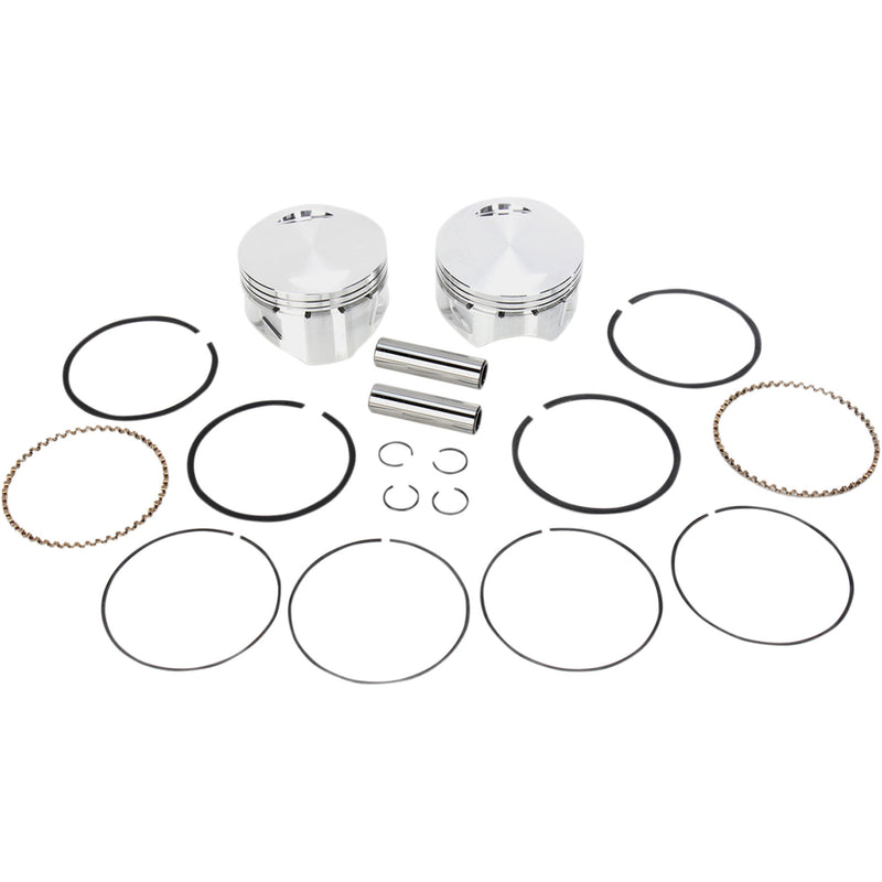 S&S Cycle Piston Kit - 92-1412 For Harley Motorcycles 1984-1999