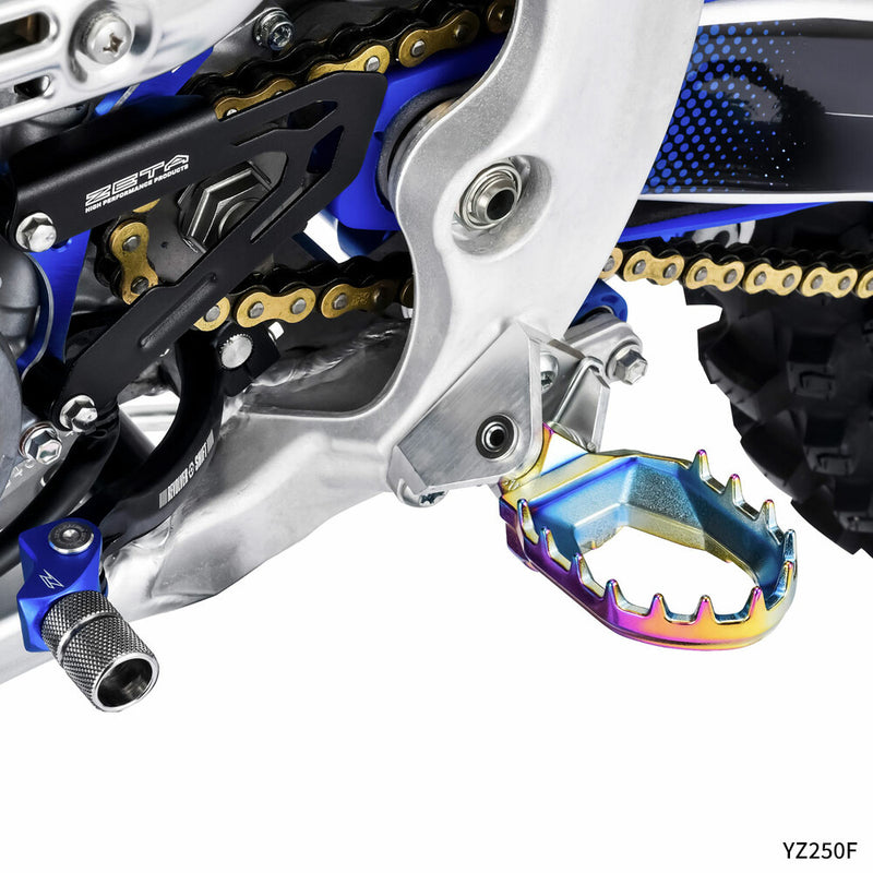 Zeta MAX Foot PEG Yamaha Oilslick - ZE93-2615 Yamaha Dirt Bikes 2023-2026