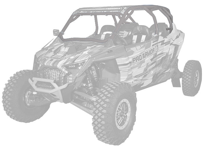Pro Armor PRO R MP Cage With NO Intrusion Ghost Grey - P2112C054GG Polaris RZR 2022
