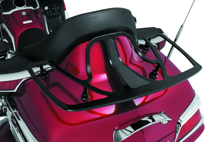 Kuryakyn 7157 Luggage Rack 01-22 Honda GL1800 Gloss Black - Photo - Primary