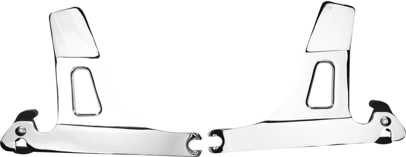 Harddrive Detachable Side Plates Chrome Dyna - 086073 For Harley Dyna 2006-2017