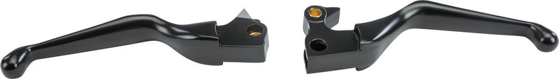 Harddrive Smooth Lever SET Black XL - 053831 For Harley Sportster 2004-2006