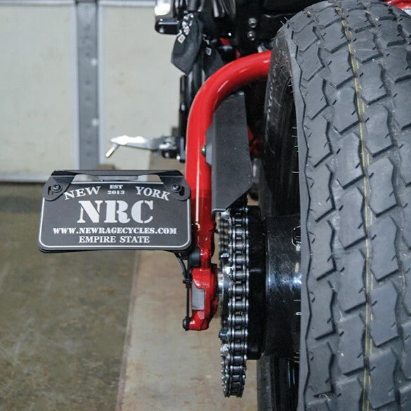 New Rage Cycles Side Mount License Plate IND - FTR-SIDE For Indian FTR 2019-2020