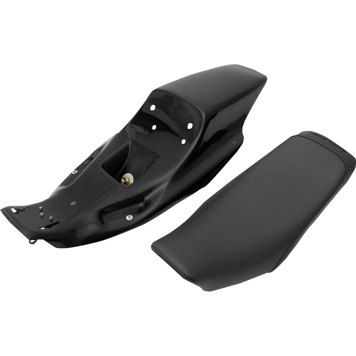 SADDLEMEN 0804-0681 Z4282 Eliminator Tail Section/Seat - Eliminator Seat Kit - Carbon Fiber - XL '04-'20