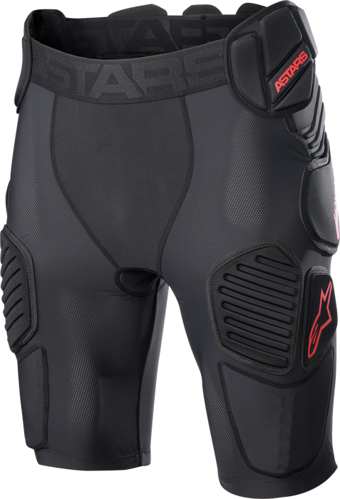 Alpinestars 482-6146X 6507523-13-XL BIONIC PRO PROTECTION SHORTS BLACK/RED XL