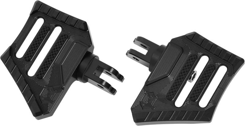Kens Factory 563-03052 KFB-04-1B NL MINI BOARDS ADJUSTABLE BLACK M8 SOFTAIL RIDER