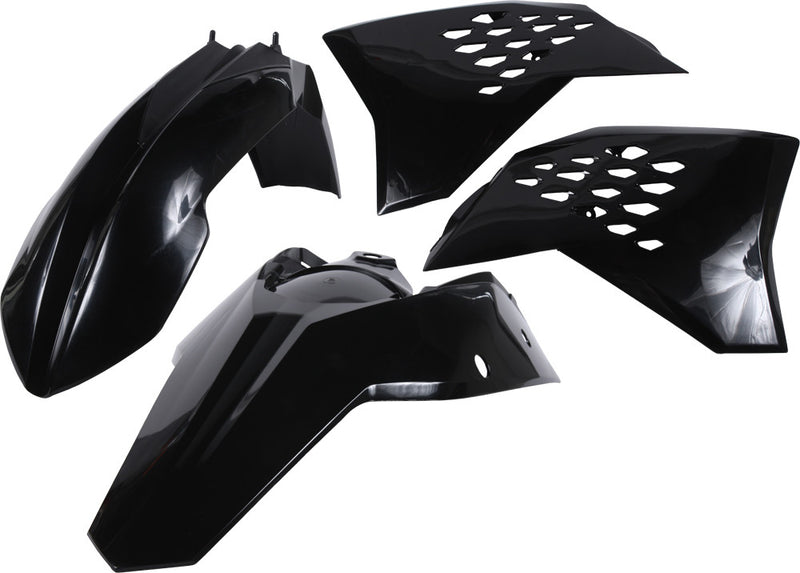 Acerbis Plastic Kit Black - 2082030001 KTM Dirt Bikes 2007-2011