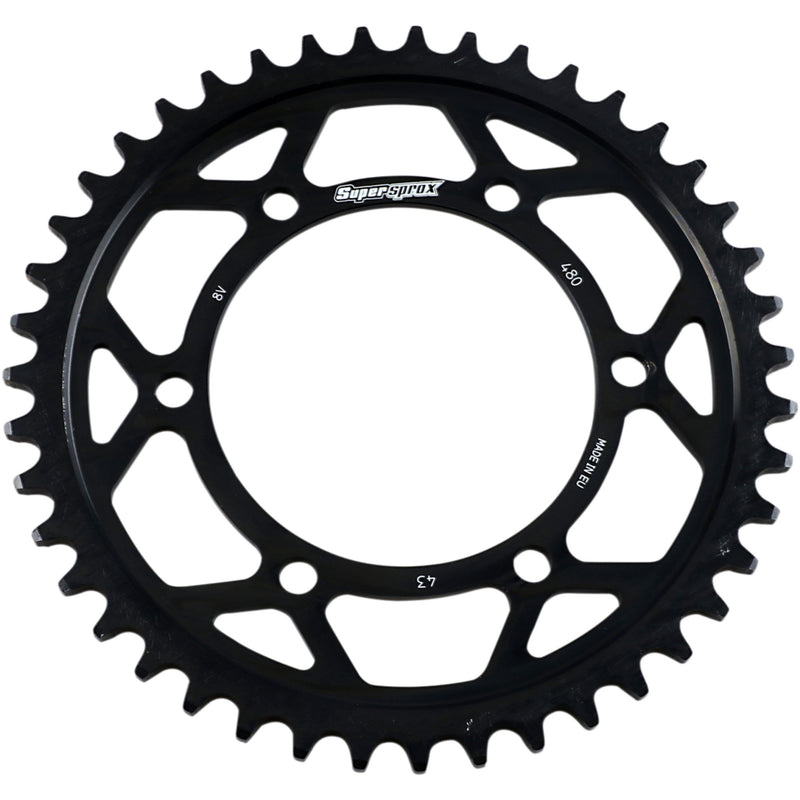 Supersprox Edge Sprocket - RFA-480-43-BLK Yamaha Motorcycles 2006-2022
