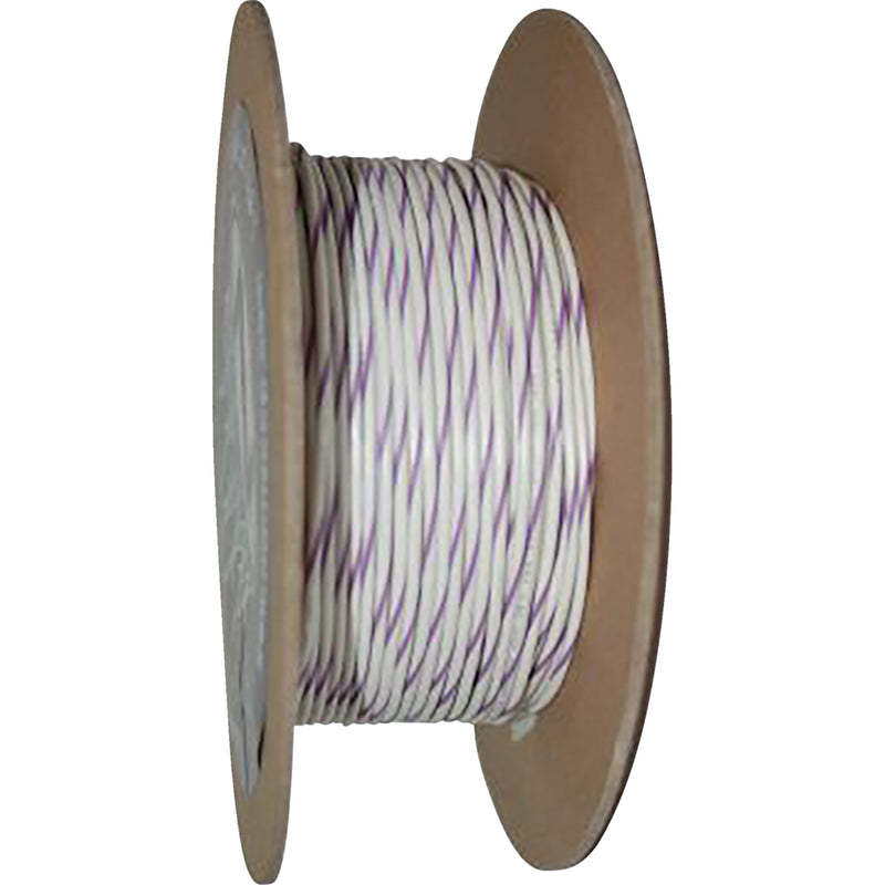NAMZ 2120-1330 NWR-97-100-20 OEM Color Wire Spool 100' Wire Spool - 20 Gauge - White/Violet