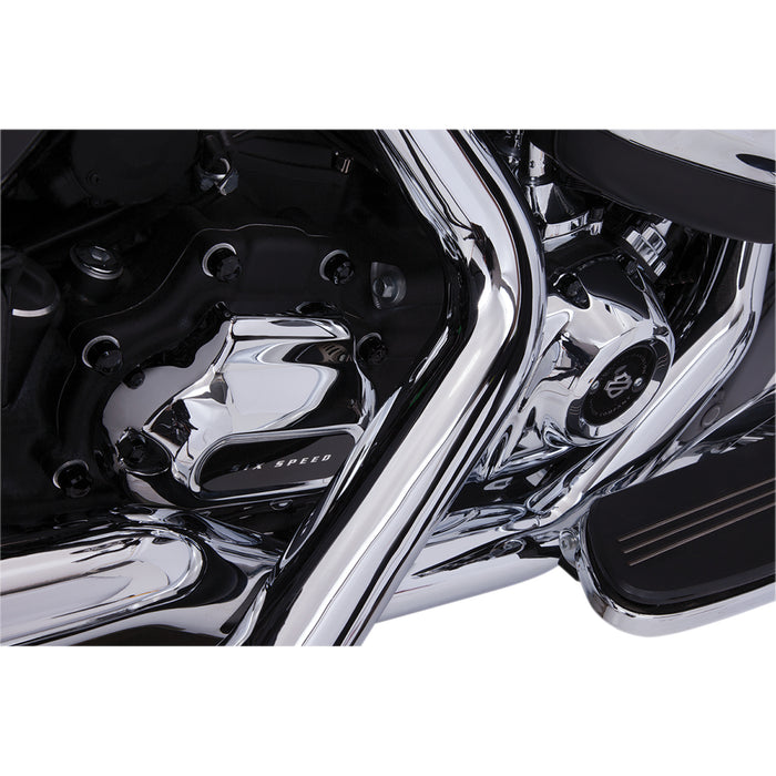 CIRO 2404-0839 70021 Engine Bolt Cover Caps - Engine/Bolt/Cover - Crown/Diamond-Cut - Chrome - M8