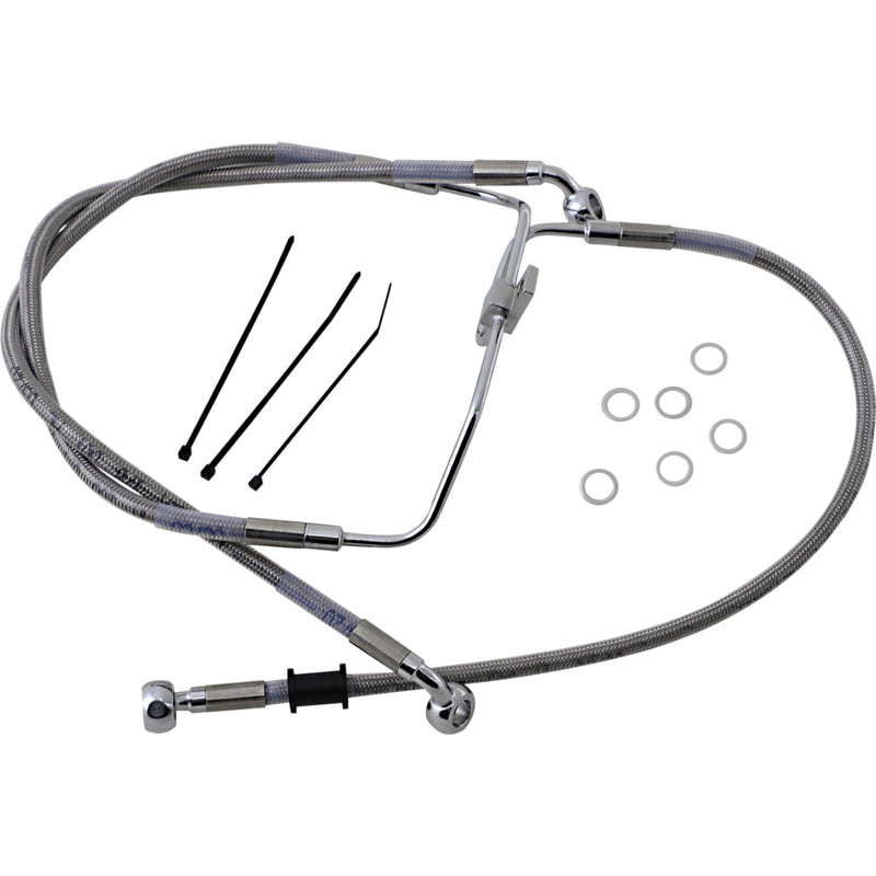 Drag Specialties Brake Line For Harley Dyna 2008-2017