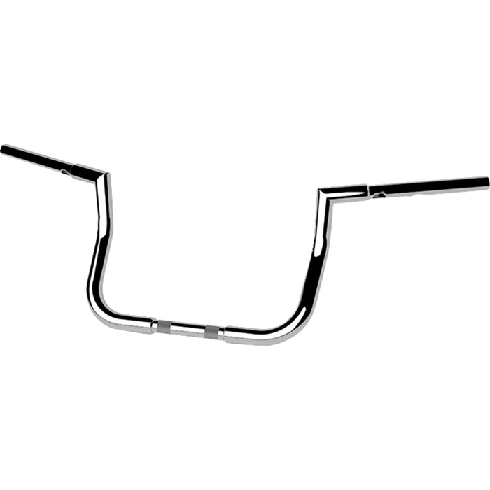 LA CHOPPERS 0601-6574 LA-7367-10 1-1/4" Twin Peaks Touring Handlebar - Bagger - 10" - Chrome