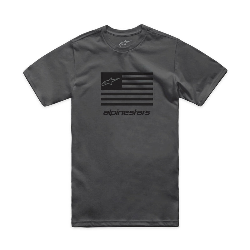 Alpinestars 482-76303S 1214-73130-1810-S FLAG CSF TEE CHARCOAL/BLACK SM