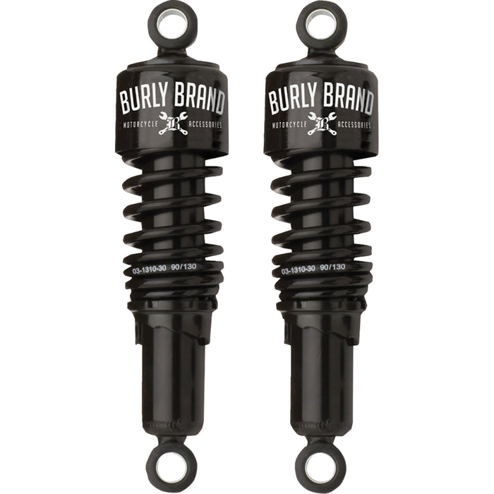 BURLY BRAND 1310-0589 B28-1201B Slammer Shocks - Black - 10.5"
