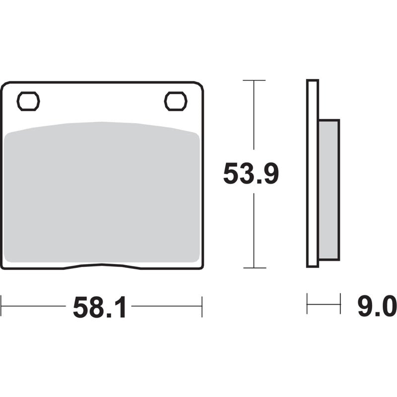 Sbs Brake Pad - 512HF Suzuki Motorcycles 1978-1983
