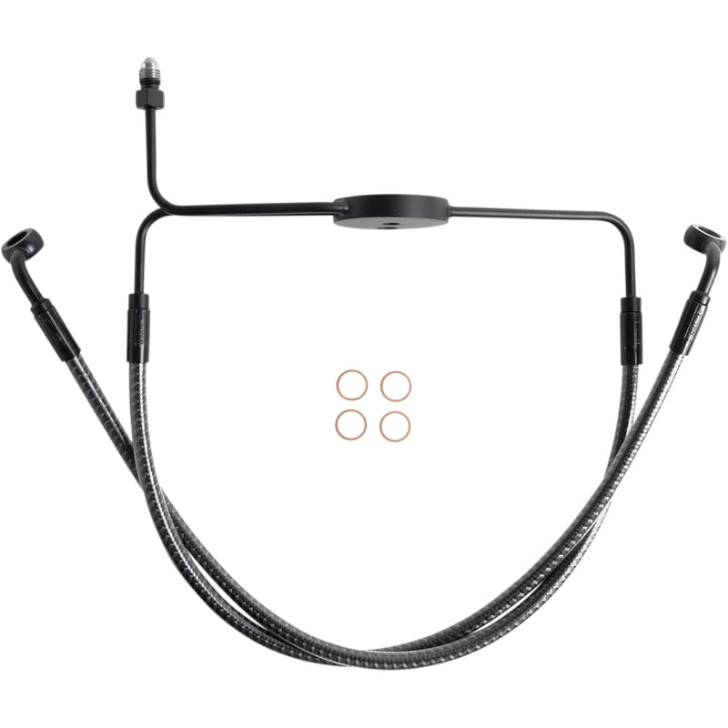 Magnum Shielding Brake Line - 77013 For Harley Fat Bob 2008-2017