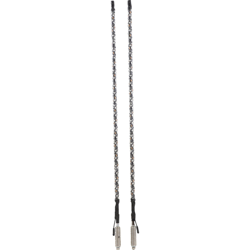 WHIPITLIGHTRODS 2040-2929 SB-RGBBT-132 Bluetooth RGB Light Rod 3' Light Rod Whip - Bluetooth - Pair - Black