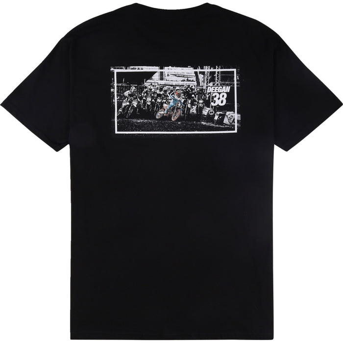 DEEGAN APPAREL 3030-24128 DMTSS3027BLKXL Holeshot T-Shirt black - xl