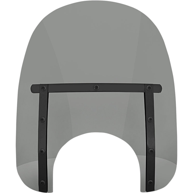MEMPHIS SHADES 2313-0319 MEB41212 Memphis Slim Windshield 15" - 9" headlight cutout - black smoke