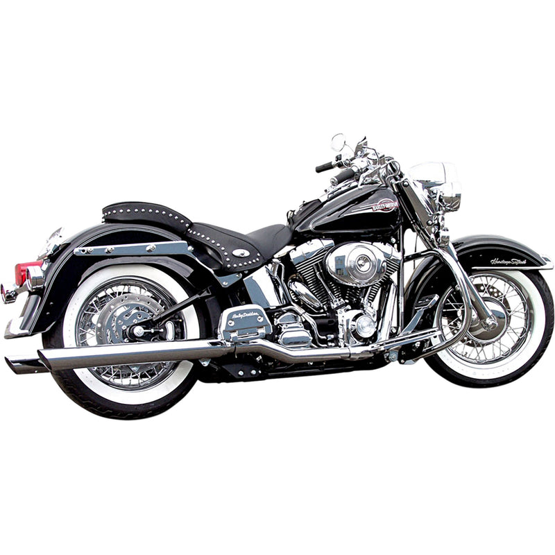 Bassani Xhaust Muffler - 31117B For Harley Softail 1989-2017