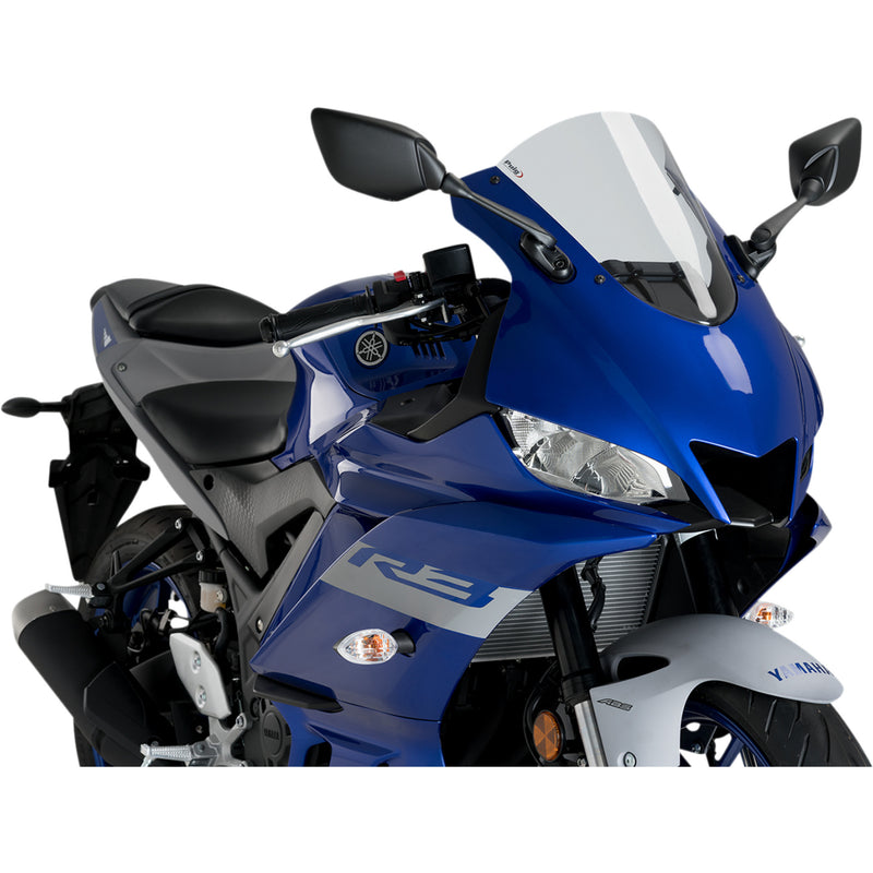 Puig Hi-Tech Parts Z-Racing Windshield - 3737W Yamaha R3 2019-2025