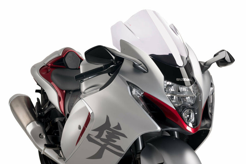Puig Hi-Tech Parts Windscreen Z-Racing Clear - 21138W Suzuki 1300R Hayabusa 2021-2025