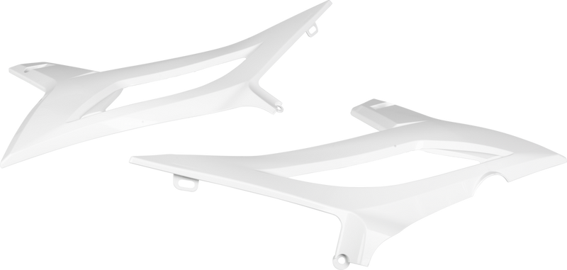 Acerbis Radiator Shrouds Beta White - 2936310002 Beta Dirt Bikes 2020-2022