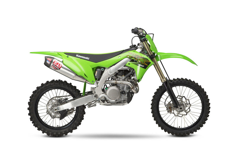 Yoshimura RS12 HDR Canister END CAP Exhaust System SS-AL-CF - 244720S320 Kawasaki KX 450 2019-2023