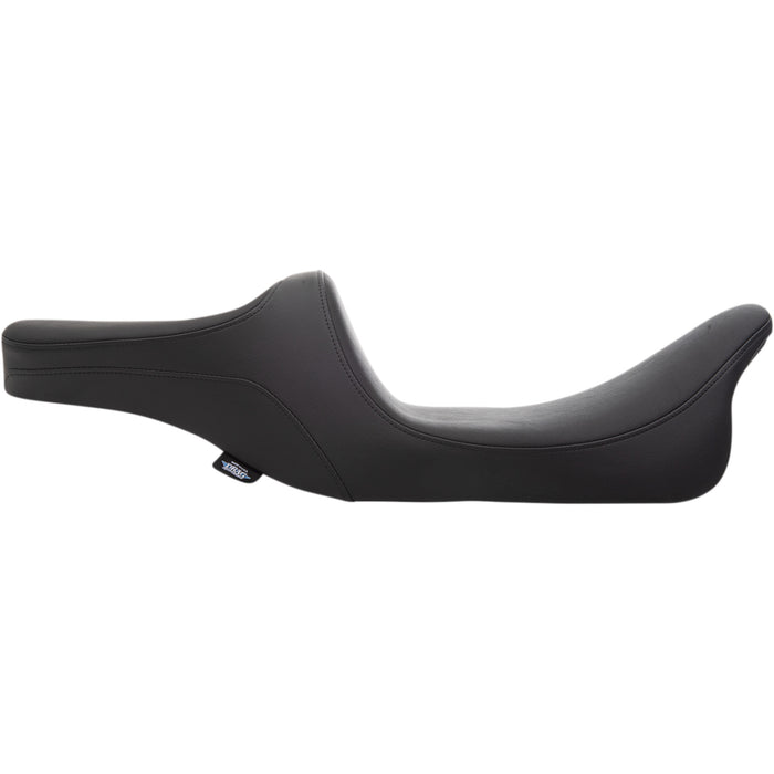 DRAG SPECIALTIES 0801-1307 Predator III 2-Up Seat - Smooth - Black - FL '99-'07