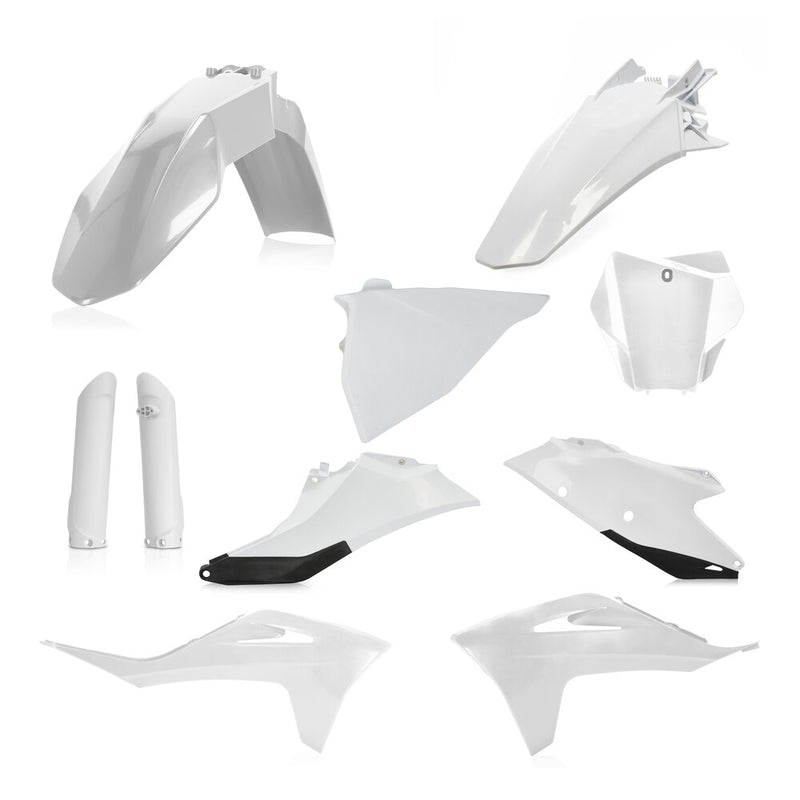 Acerbis 28727-91035 2872791035 FULL PLASTIC KIT GAS/KTM WHITE/BLACK