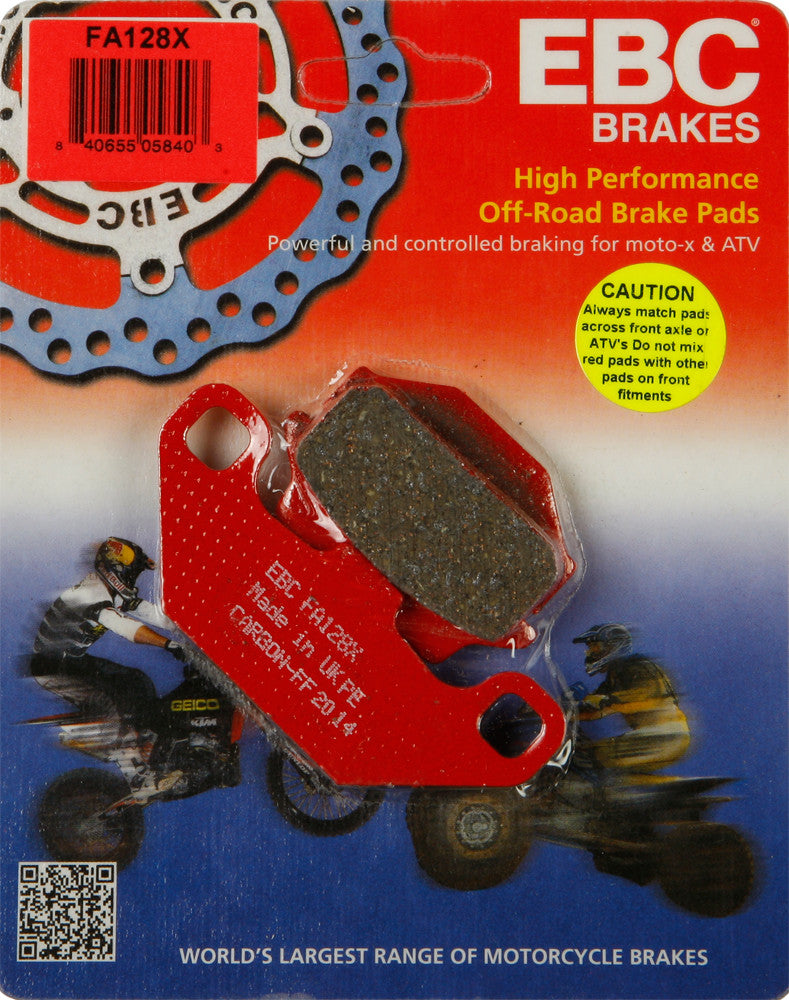 EBC Brake Pads - FA128X Kawasaki Mojave / Tecate 4 / Lakota Utility / Lakota Sport 1987-2003