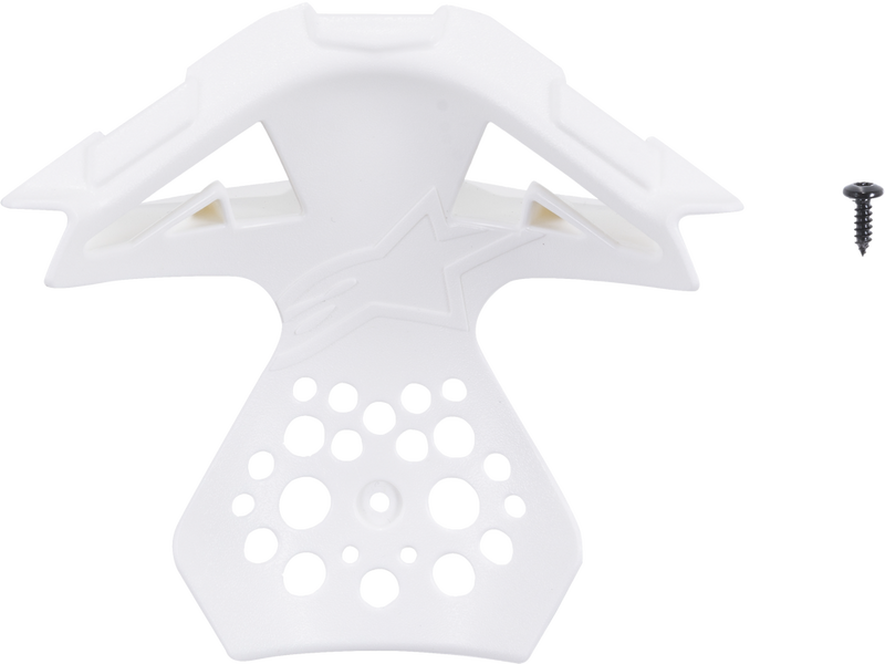 Alpinestars 482-94111 8983119-2180-M2XL M8/M10 HELMET CHIN VENT FRAME GLOSS WHITE MD-2X