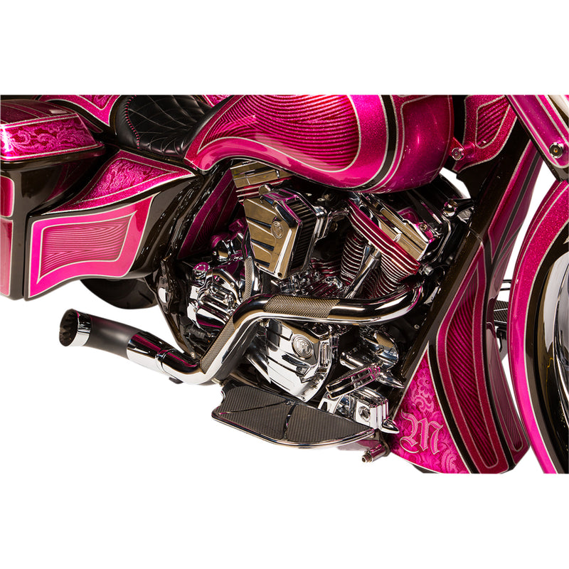 Trask Nasty Bastard 2-Into-1 Exhaust System - TM-5700CH For Harley Touring 1996-2016