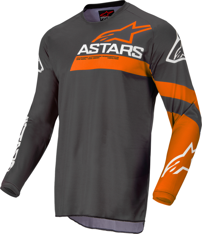 Alpinestars 482-97452X 3762422-1794-2XL FLUID CHASER JERSEY ANTHRACITE/CORAL FLUO 2X