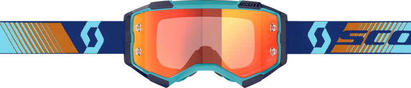 Scott 51-5526 272828-7436280 FURY GOGGLE ROYAL BLUE/ORG ORANGE CHROME WORKS