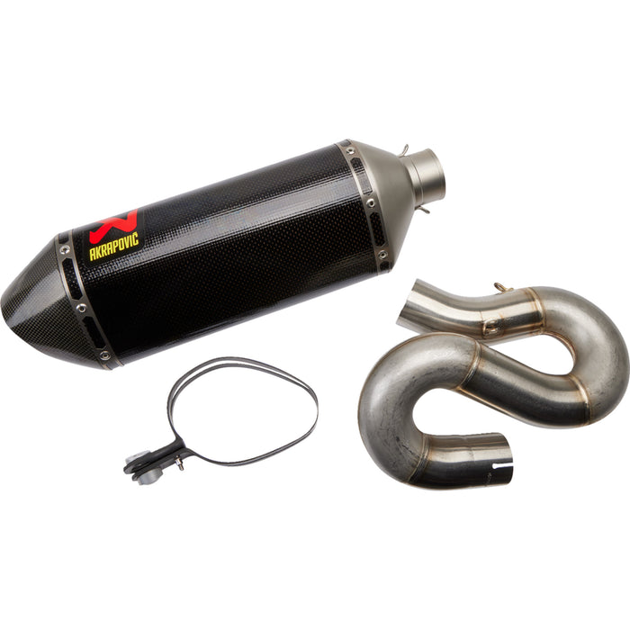 AKRAPOVIC 1811-1714 S-H10SO6T-TC Carbon Fiber Slip-On Line Muffler Slip-On Line Muffler - Carbon Fiber