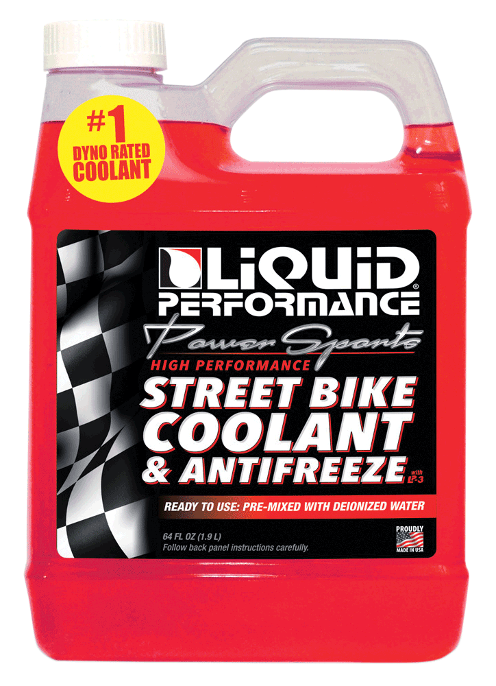 Liquid Performance 80-0215 0535 STREET BIKE COOLANT & ANTIFREEZE 64OZ