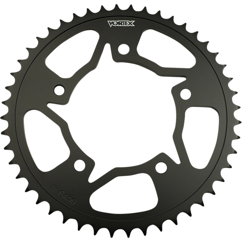 VORTEX 1210-1122 642AS-48 Steel Sprocket Steel Rear Sprocket - 48 Tooth - Yamaha