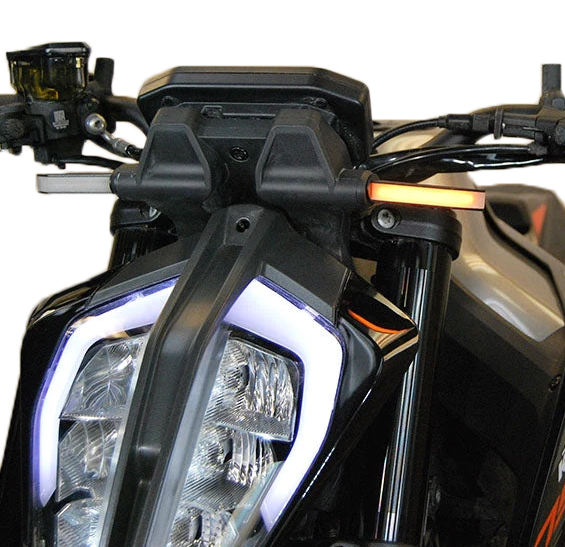 New Rage Cycles Front LED Turn Signals - 890-FB KTM 890 Duke 2021