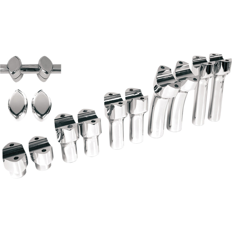 Drag Specialties Big Buffalo Riser - 0602-0469 For Suzuki Motorcycles 2005-2019 | Yamaha Motorcycles 1998-2017 | Honda VTX1300R 2005-2009
