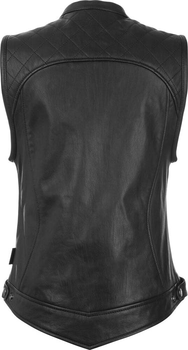 Highway 21 489-15003X 489-15003X WOMEN'S AVA VEST BLACK 3X