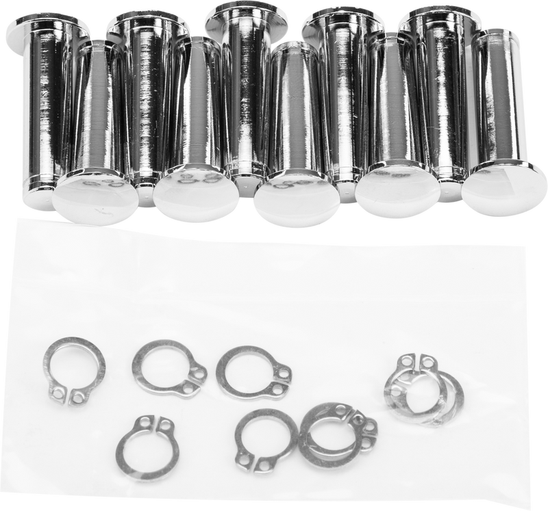 Harddrive Lever PIN & Circlip Bracket ` Chrome - 051209 For Harley Touring 2008-2012