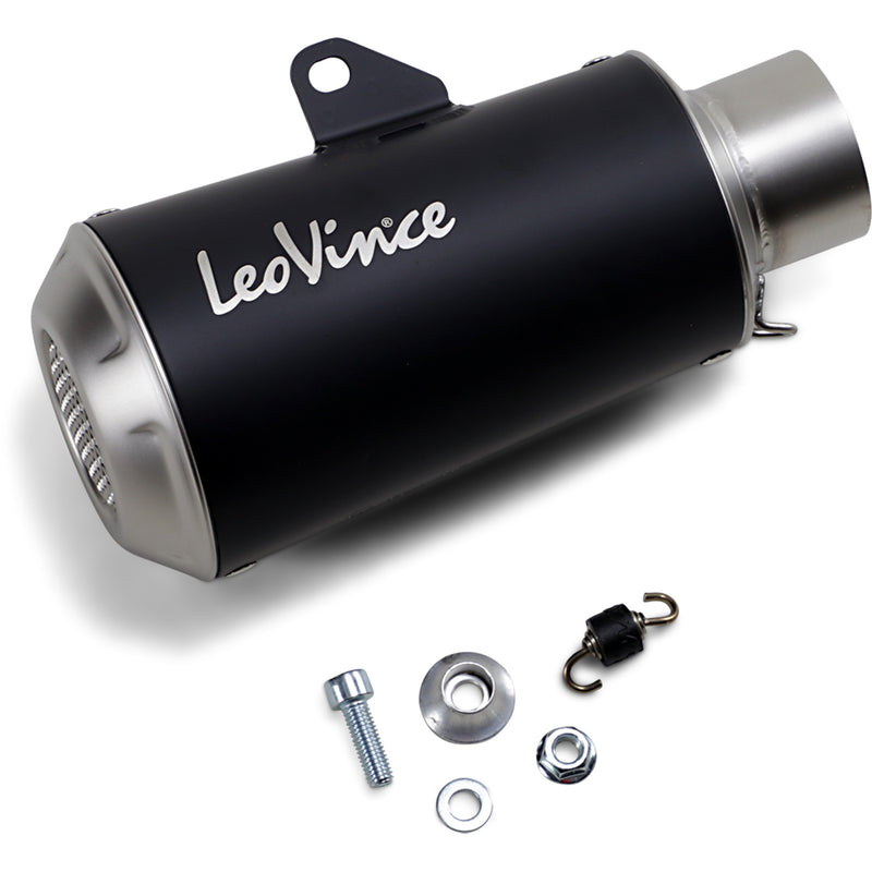 LEOVINCE 1811-3792 9746BU Universal LV-10 Slip-On Muffler 54mm  - black edition