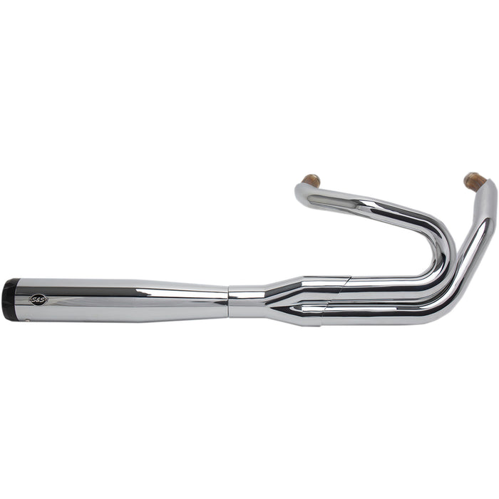 S&S CYCLE 1800-2486 550-0847B SuperStreet 2:1 50 State Exhaust System - 2:1 50 State Exhaust for M8 Softail - Chrome