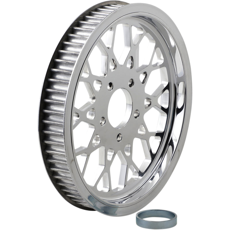 Belt Drives Ltd. Mesh Pulley - RPMS-65 For Harley Motorcycles 1986-1999