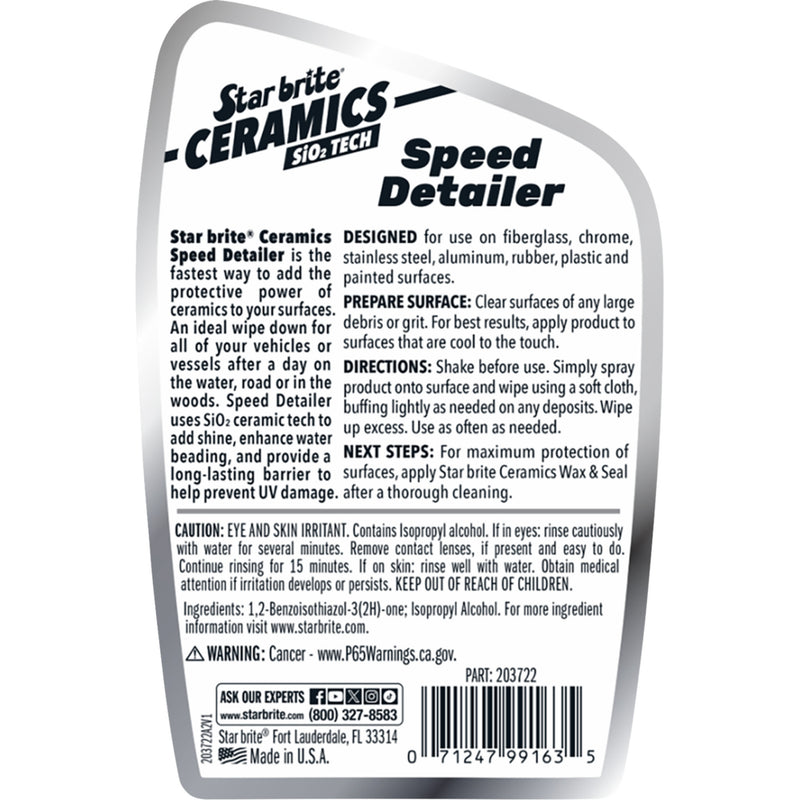 STAR BRITE 3706-0112 203722 Ceramic Speed Detailer 22 u.s. fl oz