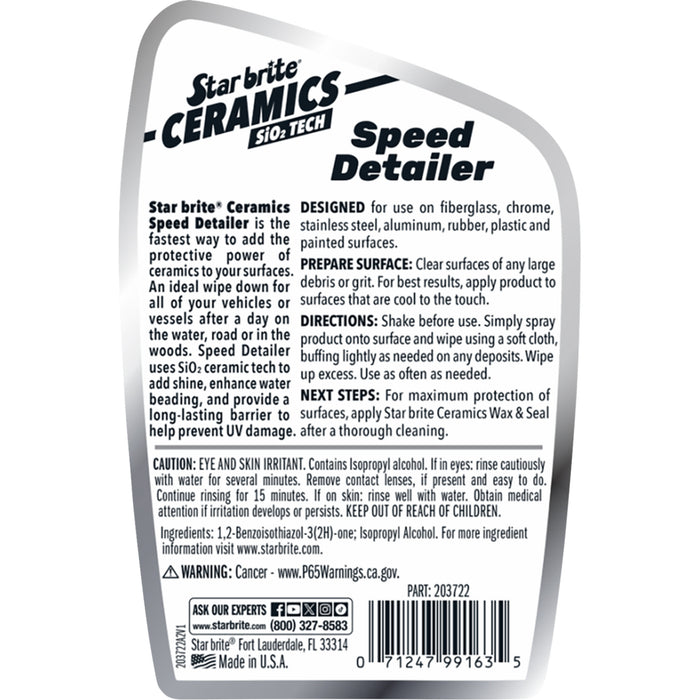 STAR BRITE 3706-0112 203722 Ceramic Speed Detailer 22 u.s. fl oz